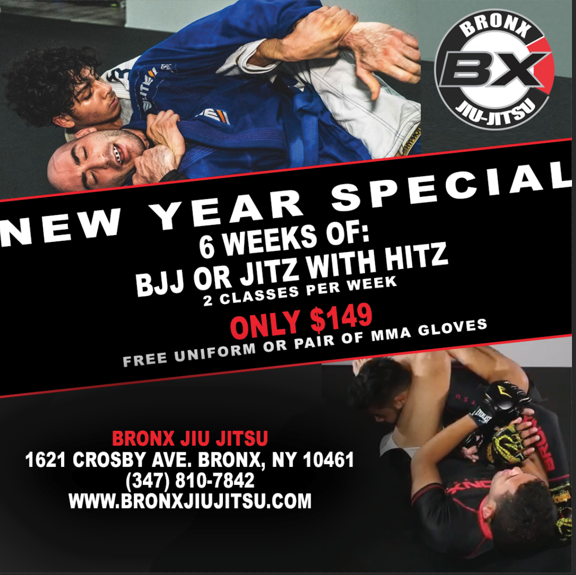 New Year...New You Special (Adult Brazilian JiuJitsu) Bronx Jiu